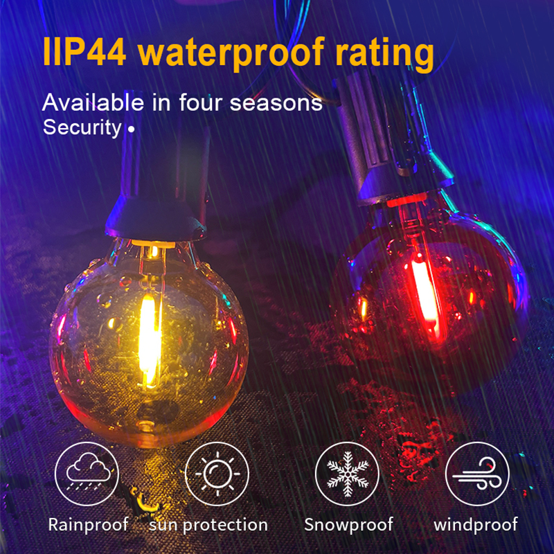 HCP099 G40塑料彩泡LED灯串